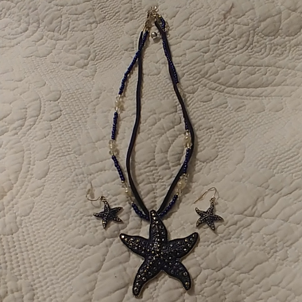 Necklace and Earrings